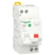 Schneider Electric Дифавтомат 2Р 20А C 30мА 6кА Resi9 2мод Schneider Electric