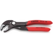 Клещи переставные KNIPEX COBRA, 27 мм (1"), под ключ 27 мм, 125 мм, серые, 1К ручки