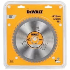 Диск пильный DeWalt твердосплавный 216х30х48 CONSTRUCTION DT1914