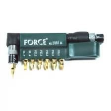 Отвертка с битами PH и PZ 1/4DR 8 предметов FORCE 2081A