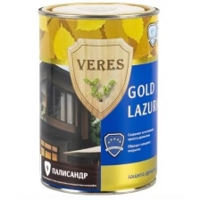 Декоративная пропитка для дерева Veres Gold Lazura №2, глянцевая, 10 л, сосна