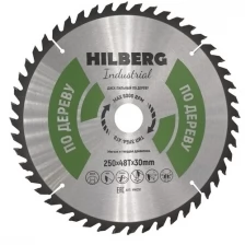 Диск пильный Hilberg Industrial Дерево 250*30*48Т HW251