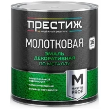 Эмаль декоративная по металлу молотковая Престиж, 0,8 л, светло-коричневая