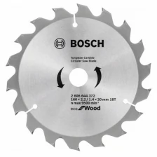 Пильный диск Bosch ECO WO 160x20-18T