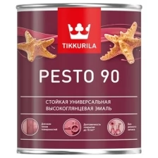 Эмаль высокоглянцевая Euro Pesto 90 (Песто 90) TIKKURILA 0,9 л бесцветная (база С)