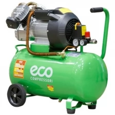 Компрессор ECO AE-502-3 (440 л/мин, 8 атм, коаксиальный, масляный, ресив. 50 л, 220 В, 2.20 кВт)