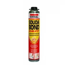 Soudal Клей-пена полиур для гипсокартона, панелей, минваты Soudabond EASY GUN 750мл