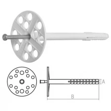 Дюбель для теплоизоляции 10х200 мм с металлич. гвоздем (50 шт в коробе) STARFIX (SMW1-61268-50)