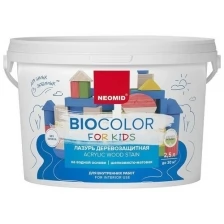 Лазурь бирюзовая Neomid Bio Color For Kids 2,5 л Н-BCFK-2,5/бирюз