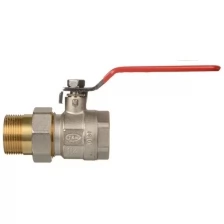 Кран шаровой TeRma RED 1.1/4" с американкой ручка- рычаг 26151