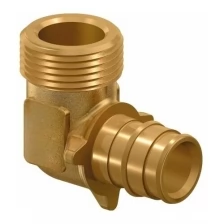 Отвод с наружной резьбой Uponor Q&E 16 мм - G 1/2" НР