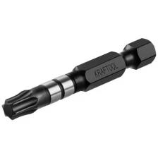 Биты KRAFTOOL Impact Pro, TORX, тип хвостовика E 1/4", TX30, 50мм, 10шт, в пластиковом боксе