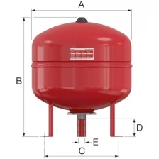 Расширительный бак (ТС/ХС) Flexcon R 35/1,5 - 6bar