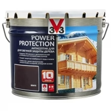 Алкидный антисептик для дерева POWER PROTECTION полуглянец Орегон 0,9л.