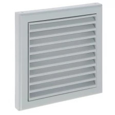 VENTS Решетка вентиляционная VENTS, МВ 100 с, 154 х 154 мм, с сеткой, разъемная, серая