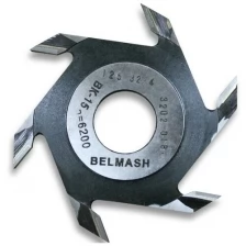 Фреза пазовая BELMASH 125х32х4 мм с переходным кольцом 32/30мм