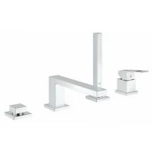 Grohe Набортный смеситель для ванны GROHE Eurocube 19897001 (19897 001) с душевым гарнитуром