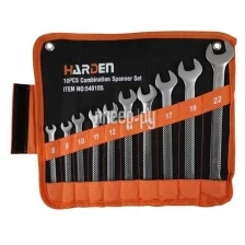 Набор ключей Harden CRV 8-22mm 10 предметов 540105